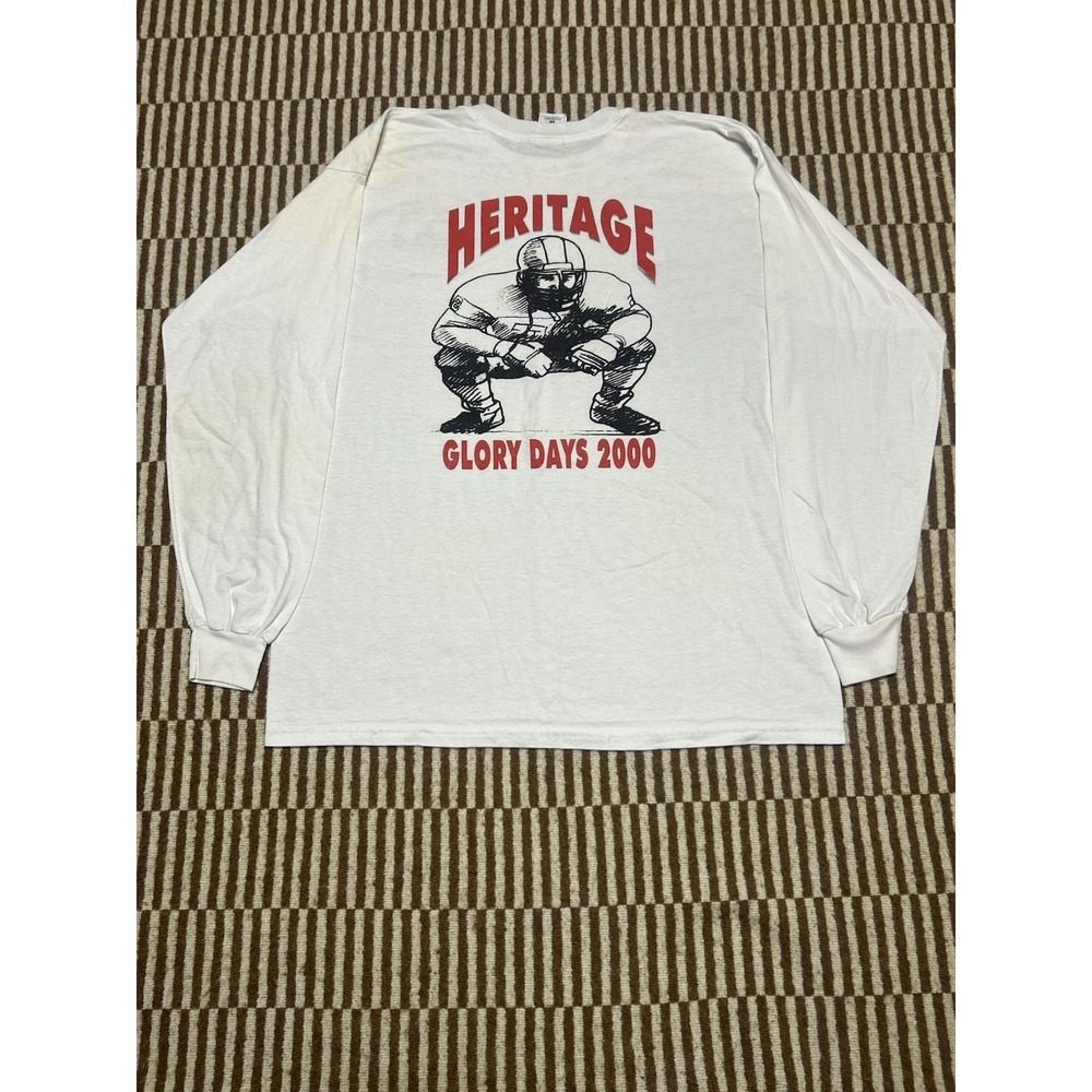 Vintage 2000 Heritage Glory Days Mountaineer Pride Football Long Sleeve XL